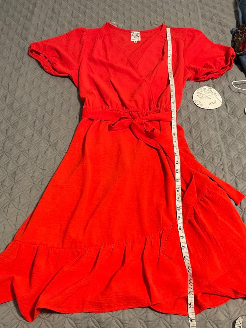 red dress